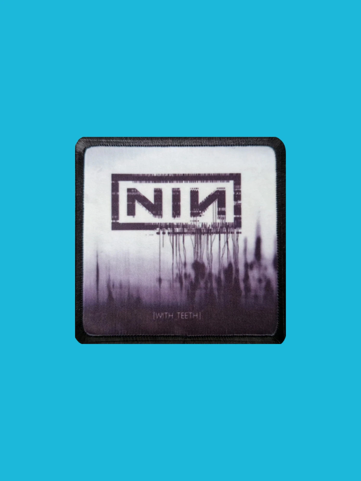 Patch Nine Inch Nails - With Teeth - Imprimé - Carré de 7,5 x 7,5 centimètres